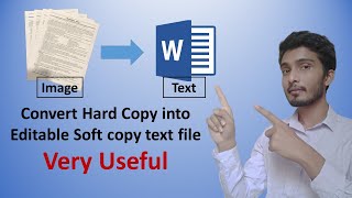 Convert image to text | Hard copy se soft copy banaye | Hindi 2022