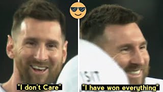 Lionel Messi's reaction to Mbappe when PSG fans Booed & whistled him💀😱