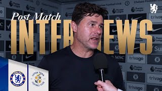 STERLING & POCHETTINO react to Chelsea's first 23/24 Premier League victory | Chelsea 3-0 Luton Town