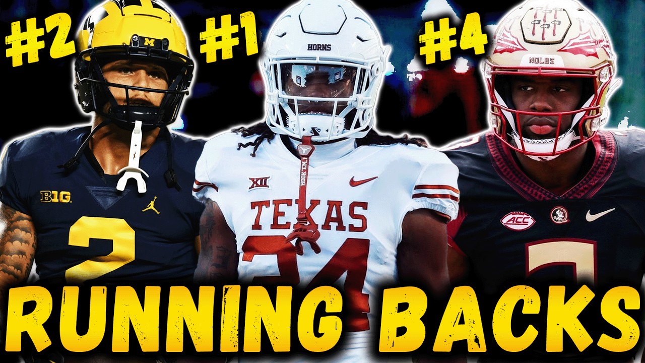 Top RBs In The 2024 NFL Draft | Running Back Rankings - YouTube