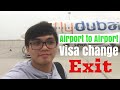 Airport to Airport Visa Change Exit Dubai to Kuwait via Fly Dubai