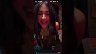 Malu Trevejo Instagram live (12.31.24)