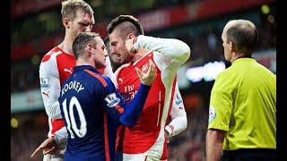 THE DIRTY SIDE OF MANCHESTER UNITED VS ARSENAL●FIGHTS●FOULS●RED CARDS