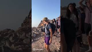 Hike Har Tzfachot with Ramah in Eilat, Israel.