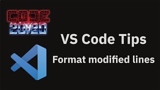 VS Code tips — Format modified lines
