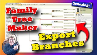 Exporting a Branch of the Family Tree Using Family Tree Maker