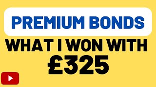 NS\u0026I Premium Bonds - What I won with £325 + emergency fund update #premiumbonds #emergencyfund