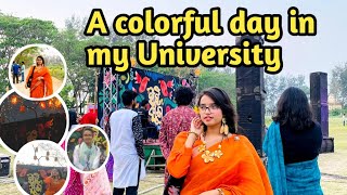 A colorful day in my University. Noakhali science and technology University.