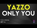 Yazzo - Only You - Karaoke Instrumental