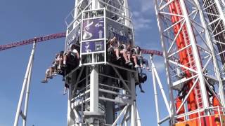 Hersheypark Triple Kisses Tower Off Ride Full Cycle POV 2017