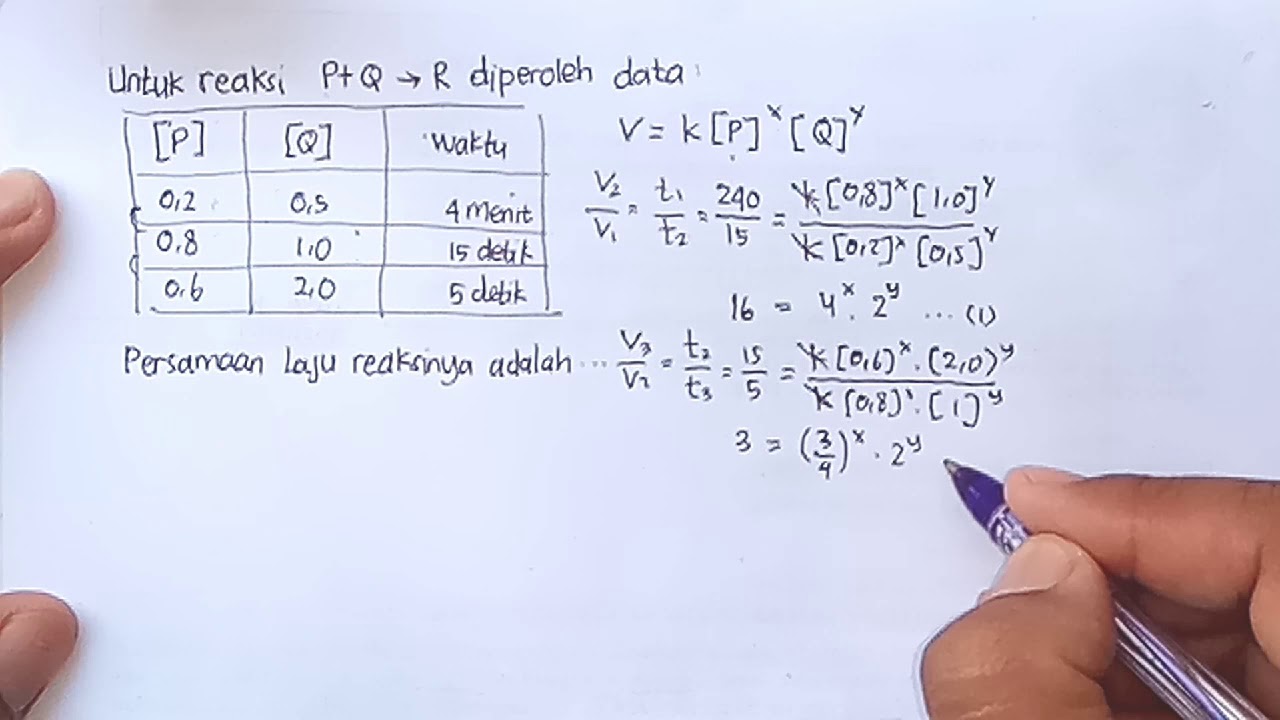 Contoh Soal Laju Reaksi - YouTube