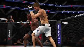 PS4 UFC2 Tyson Merciless Finish (opponent goes West to East... Brutal)