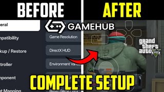 🔥Gamefusion Emulator Setup on Low End Device - Best Settings For GTA5 - Gamehub App