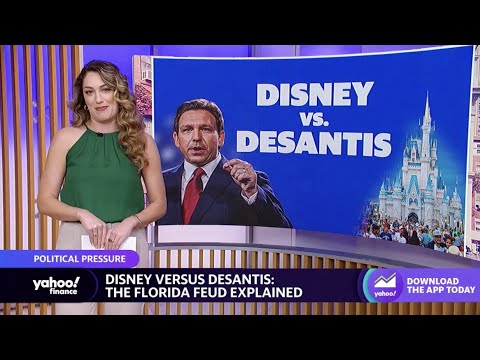 The Timeline Of Disney And Florida Governor DeSantis' (R-FL) Feud - YouTube