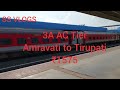 amravati to tirupati superfast express train number 12766 @shivprasadsolankevlogs