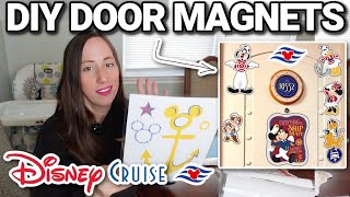 DISNEY CRUISE LINE TIPS \u0026 TRICKS | How to Make Door Magnets for Your Disney Cruise | DCL