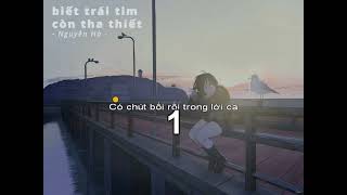 [ Karaoke - Beat ] Biết Trái Tim Còn Tha Thiết - Nguyên Hà