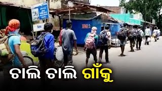 17 Migrant Workers Detained In Rayagada While Returning From Andhra Pradesh To Jharkhand||KalingaTV