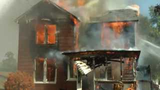 Pana Fire Department Training Burn Sept 7, 2013