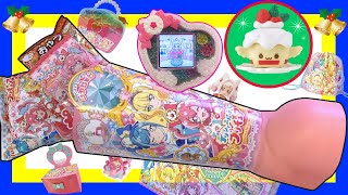 プリキュアクリスマスお菓子ブーツ★クリスマスケーキのレシピッピをハートキュアウォッチにセットしてみた！