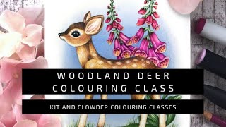 Coloring Tutorial: Fur + Deer for Copic, Markers, + Pencils