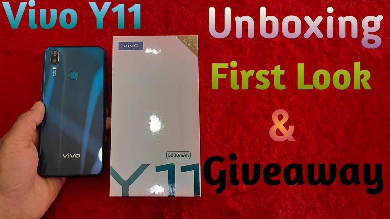 Vivo Y11 Unboxing First Look And Giveaway ♨️♨️♨️💥💥 - YouTube