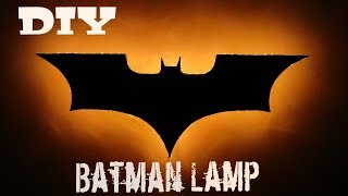 How To Make A Batman Lamp  | DIY !!