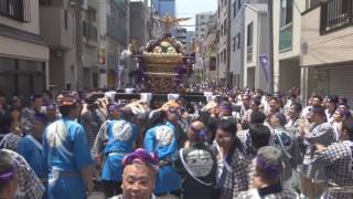 平成28年　台東入谷＜小野照崎神社＞神幸祭　本社神輿渡御＝北上野町会