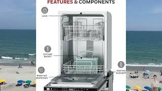 Honeywell 18 Inch Dishwasher with 8 Place settings