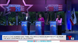 Full NBC4 broadcast: Karen Bass, Spencer Pratt, Nithya Raman debate for LA mayor