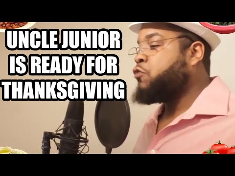 UNCLE JUNIOR IS READY FOR THANKSGIVING Crank Lucas