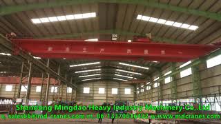 China crane manufacture, 10T Double girder winch trolley overhead crane