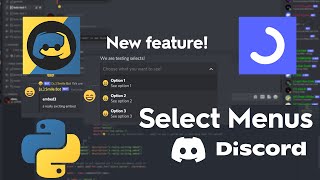 [OUTDATED] How to use the new Select-Menus/Dropdown Menus | discord.py & discord-components
