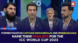Former Pakistan captains #ShoaibMalik and #MisbahUlHaq name their finalists for the ICC World Cup ?