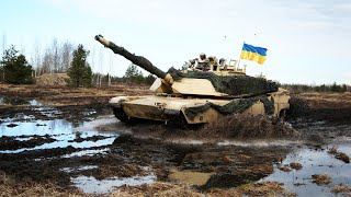 How Ukraine's M1 Abrams Tank Fights in Muddy Regions