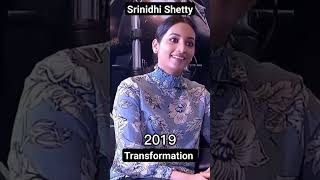 Srinidhi Shetty's Transformation #srinidhi #selfcare #love  #southindian #fashion