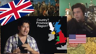American Reacts Every British Constituent country, Territory, & Crown dependency, explained