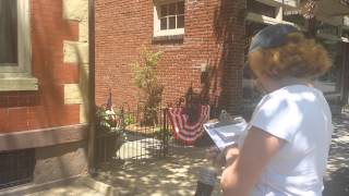 Mercury Mile participants takes a historical walk