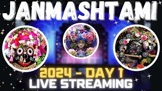 ISKCON NRJD-JANMASHTAMI 2024 - DAY 1 - 25th AUG 2024