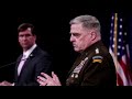 after trump comments top army general defends military s leaders