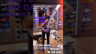 #unboxing My new guitar #aristides #metal #customguitar