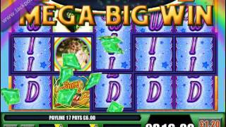 £554 MEGA BIG WIN (461 X 1 STAKE) WIZARD OF OZ  ™ BIG WIN SLOTS AT JACKPOT PARTY