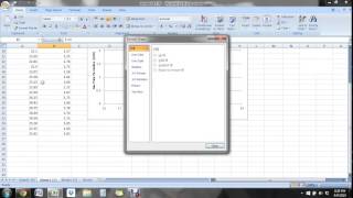 Correlation and Regression in Excel