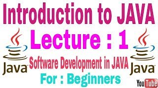 Introduction to Java Lecture 1