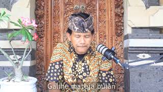 Pupuh Maskumambang - Ritatkala Nuduk Galih