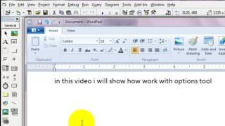 How to work with the options in visual Basic 6 0