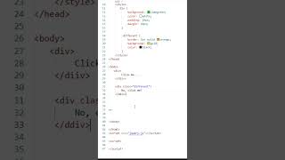 Toggle Class in Jquery #javascript #jquery #html #css #webdesign #shorts