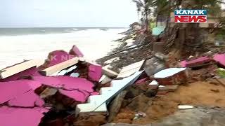 Sea Erosion: Several Houses Destroyed In Thiruvananthapuram