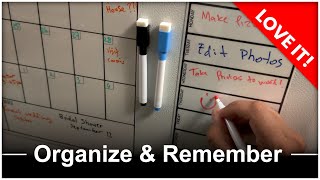 Organizing and Remembering with Fridge Calendar