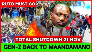 GEN-Z Announces New Maandamano to Occupy Parliament on Thursday and Remove Ruto From Office